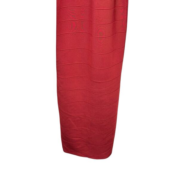 NWT Herve Leger Juliette Scarlet Red Bandage Gown Dress Size S Long Maxi - Picture 7 of 15